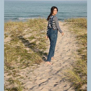 RoxyFEEL SAND - LONG SLEEVE T-SHIRT FOR WOMEN BLUE