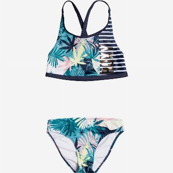 RoxyGIRL GO FURTHER - BIKINI FOR GIRLS BLUE