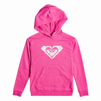 Roxy GIRLS HAPPINESS FOREVER HOODY - PINK GUAVA
