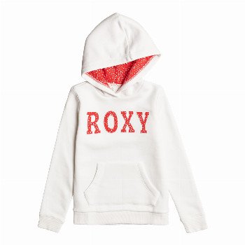Roxy GIRLS HOPE YOU KNOW HOODY - SNOW WHITE