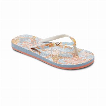 RoxyGIRLS PEBBLES VII FLIP FLOPS - LIGHT BLUE