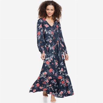 RoxyGLOWING ENERGY - LONG SLEEVE DRESS FOR WOMEN BLUE