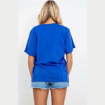 Roxy HANGLOOSE THE SKY T-SHIRT IN DAZZLING BLUE