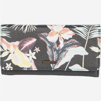 RoxyHAZY DAZE - TRI-FOLD WALLET BLACK