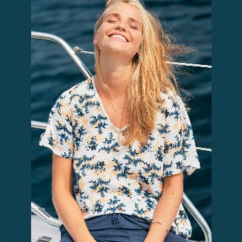 RoxyHEY NOW - SHORT SLEEVE TOP FOR WOMEN WHITE