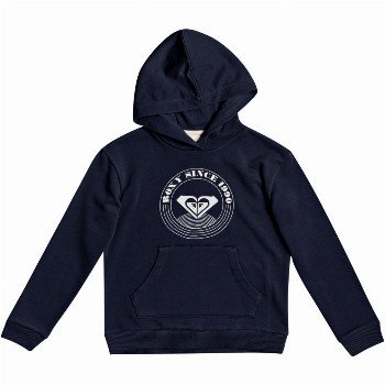 Roxy INDIAN POEM FOIL A - ORGANIC HOODIE FOR GIRLS 4-16 BLUE