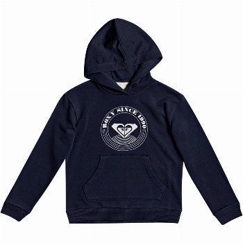 RoxyINDIAN POEM FOIL A - ORGANIC HOODIE FOR GIRLS 4-16 BLUE