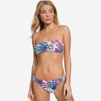 Roxy INTO THE SUN - BANDEAU BIKINI SET FOR WOMEN WHITE
