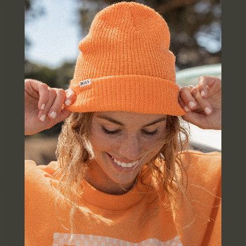RoxyISLAND FOX BEANIE IN TANGERINE