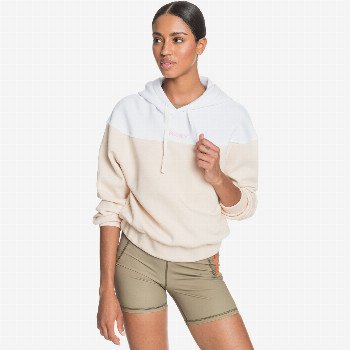 Roxy ITS IN THE MUSIC - HOODIE FOR WOMEN BEIGE