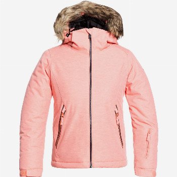 Roxy JET SKI - SNOW JACKET FOR GIRLS 8-16 PINK