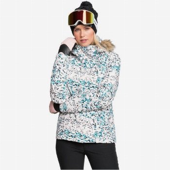 RoxyJET SKI - SNOW JACKET FOR WOMEN WHITE