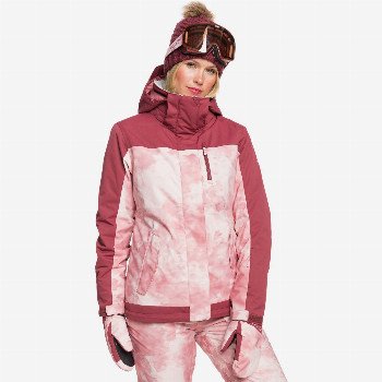 Roxy JETTY - SNOW JACKET FOR WOMEN PINK