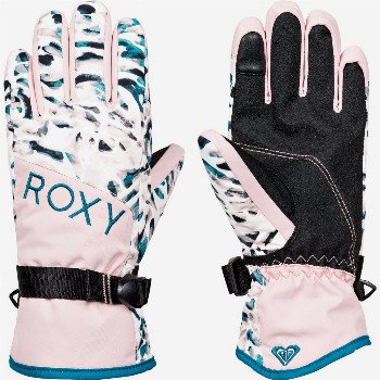 RoxyJETTY - SNOWBOARD/SKI GLOVES FOR GIRLS 8-16 WHITE
