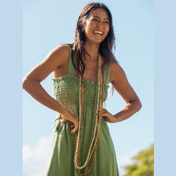 RoxyJUST PASSING BY - JUMPSUIT FOR WOMEN GREEN