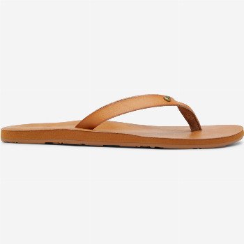 RoxyJYLL III FLIP FLOPS IN TAN