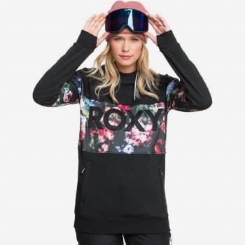 Roxy LIBERTY - TECHNICAL HOODIE FOR WOMEN BLACK