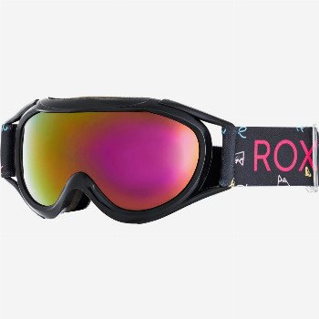 Roxy LOOLA 2.0 - SNOWBOARD/SKI GOGGLES FOR GIRLS BLACK