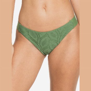 Roxy LOVE SONG - MODERATE BIKINI BOTTOMS FOR WOMEN GREEN