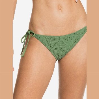 Roxy LOVE SONG - TIE-SIDE BIKINI BOTTOMS FOR WOMEN GREEN