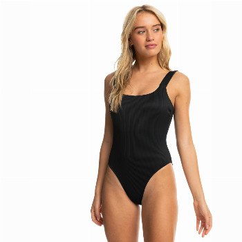 Roxy LOVE THE SPINNER SWIMSUIT - ANTHRACITE