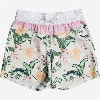 RoxyLOVELY SUN 5" - BOARD SHORTS FOR GIRLS 8-16 WHITE