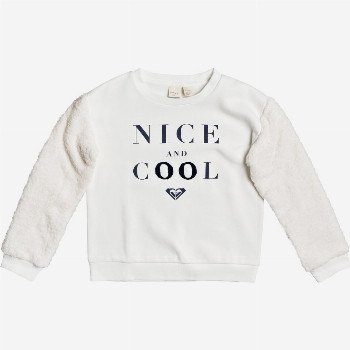 RoxyMAGNOLIA MOUNTAIN - HOODIE FOR GIRLS 4-16 WHITE