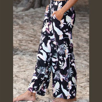 RoxyMIDNIGHT AVENUE - VISCOSE TROUSERS FOR WOMEN BLACK