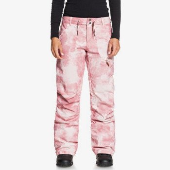Roxy NADIA PRINTED - SNOW PANTS FOR WOMEN PINK