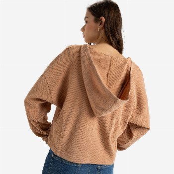Roxy NOTICE ME HOODIE IN CAMEL