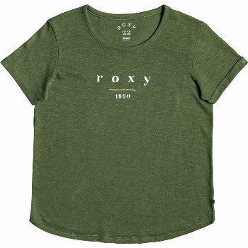 Roxy OCEANHOLIC - T-SHIRT FOR WOMEN GREEN