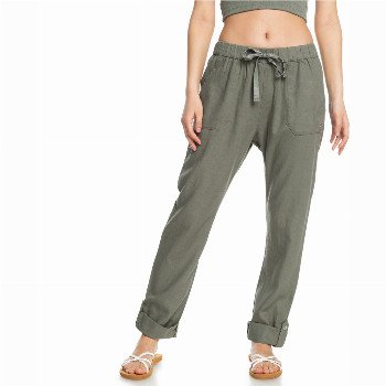 Roxy ON THE SEASHORE TROUSERS - AGAVE GREEN