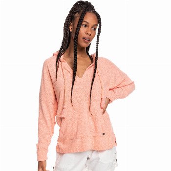 Roxy PADDLE OUT HOODY - FUSION CORAL