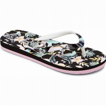 RoxyPEBBLES VII FLIP FLOPS - ANTHRACITE
