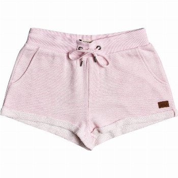 Roxy PERFECT WAVE - SWEAT SHORTS FOR WOMEN PINK