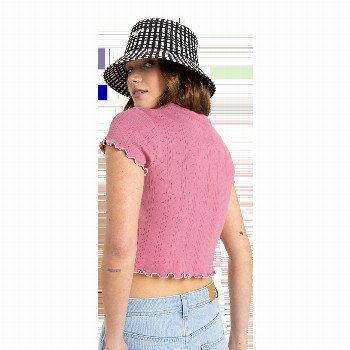 Roxy POINTELLE BABY T-SHIRT IN HEATHER ROSE