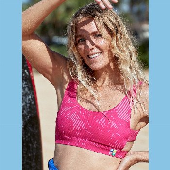 Roxy POP SURF - BRALETTE BIKINI TOP FOR WOMEN WHITE