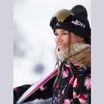 Roxy POPSCREEN - SNOWBOARD/SKI GOGGLES FOR WOMEN BLACK