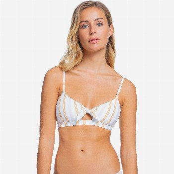 RoxyPRINTED BEACH CLASSICS - ATHLETIC BIKINI TOP FOR WOMEN WHITE