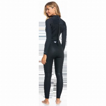 RoxyPROLOGUE 5/4/3MM BACK ZIP WETSUIT IN BLACK
