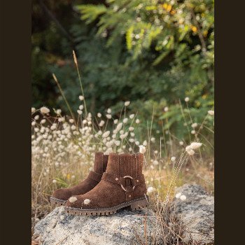 Roxy ROAD TRIP - FAUX SUEDE BOOTS FOR WOMEN BROWN