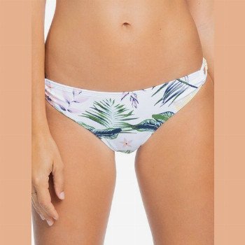 RoxyBLOOM - MODERATE BIKINI BOTTOMS FOR WOMEN WHITE