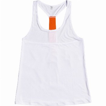 Roxy SATURDAY NIGHT ALRIGHT - TECHNICAL VEST TOP FOR WOMEN WHITE
