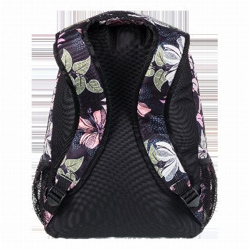 Roxy SHADOW SWELL PRINTED BACKPACK IN ANTHRACITE