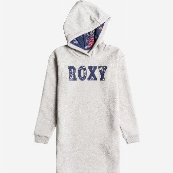 Roxy SING IT WITH ME - HOODIE DRESS FOR GIRLS GREY