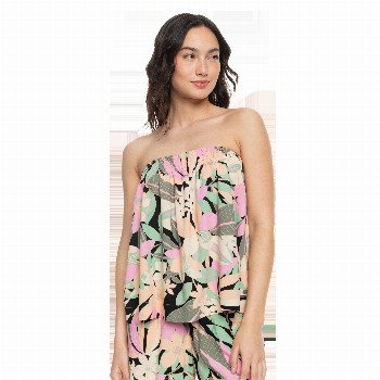 RoxySKY VIBES TOP IN ANTHRACITE PALM