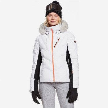 Roxy SNOWSTORM - SNOW JACKET FOR WOMEN WHITE