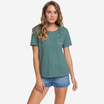 Roxy STAR SOLAR - POCKET T-SHIRT FOR WOMEN BLUE