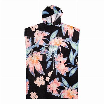 RoxySTAY MAGICAL HOODED TOWEL - ANTHRACITE PARADISE FOUND