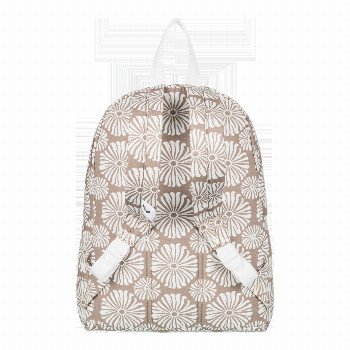Roxy SUGAR BABY CANVAS BACKPACK IN PORTOBELLA TROPICAL TILE
